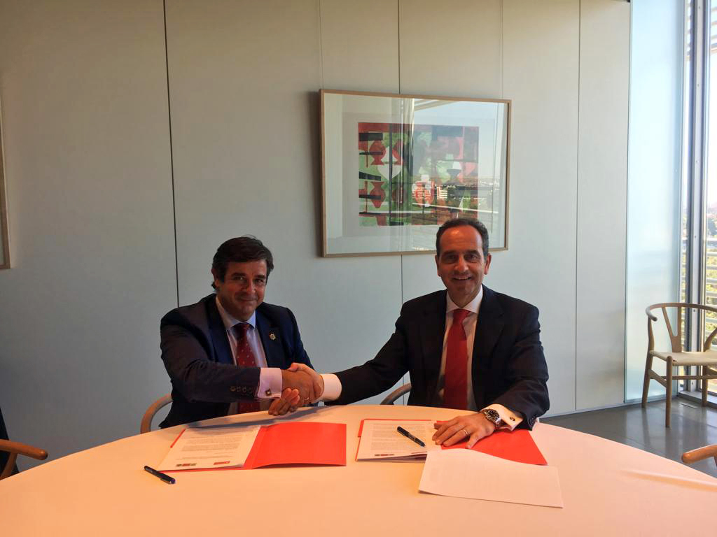 El Consejo de Gestores Administrativos y el Banco Santander firman un convenio para ofrecer servicios financieros en condiciones ventajosas El Consejo de Gestores Administrativos y el Banco Santander firman un convenio para ofrecer servicios financieros en condiciones ventajosas